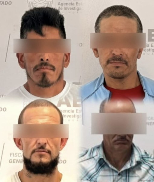 Detienen a cuatro hombres con cristal y cocaína