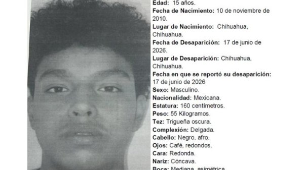 Desaparece en Chihuahua