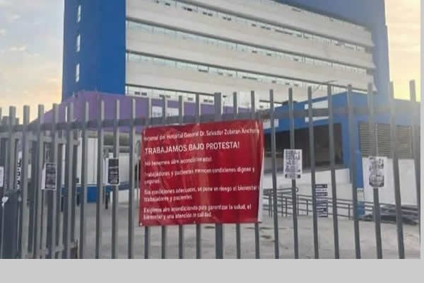 “Es un horno”: Desmienten arreglo del aire acondicionado en el Hospital Zubirán
