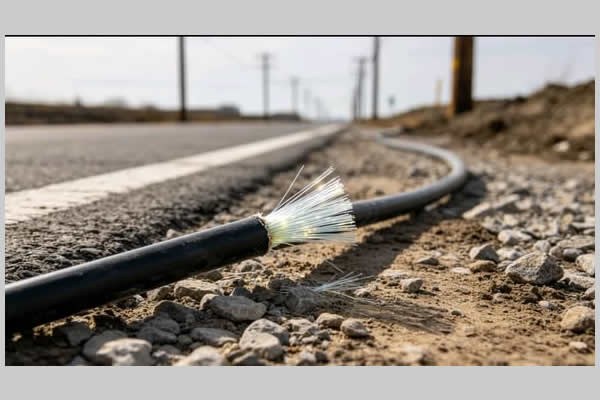 ¡Apagón digital! Ojinaga queda incomunicada por corte de fibra óptica