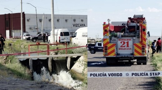 Hallan a hombre sin vida en canal de Delicias