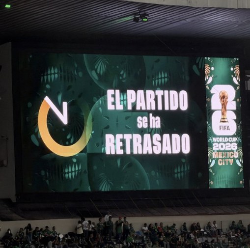Por tormenta eléctrica se retrasa el México Vs Ecuador