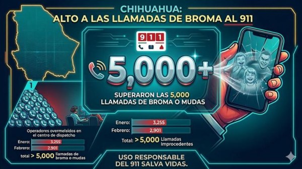 Realizan más de 5 bromas al 911 en lo que va del 2026