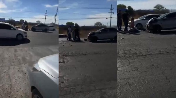 Se desata gresca por choque