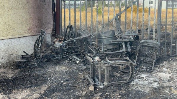 Fuerte incendio en predio de la Revolución