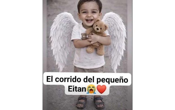 Componen corrido en honor a Eithan