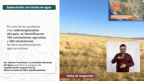 Exhiben fraude en concesiones de agua de El Sauz