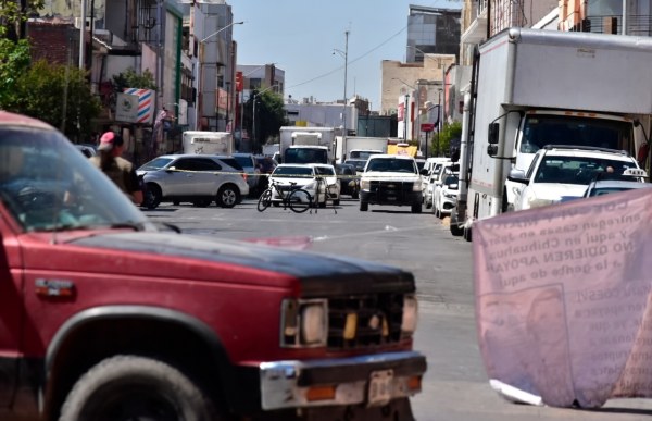 Zafarrancho por nuevo bloqueo en el centro