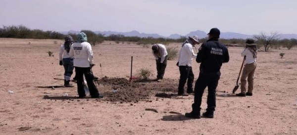 Hallan 16 osamentas en fosas de Guaymas