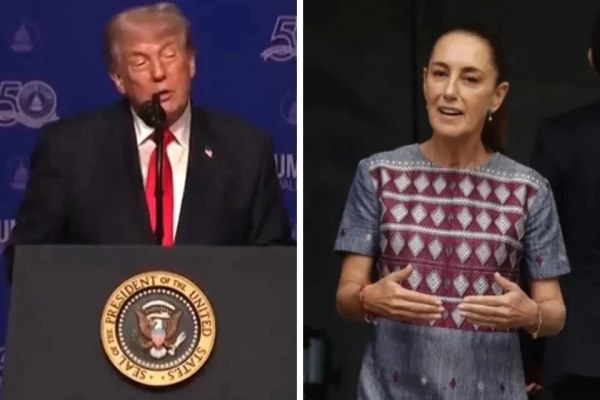 Trump afirma que ya no le agrada a Sheinbaum