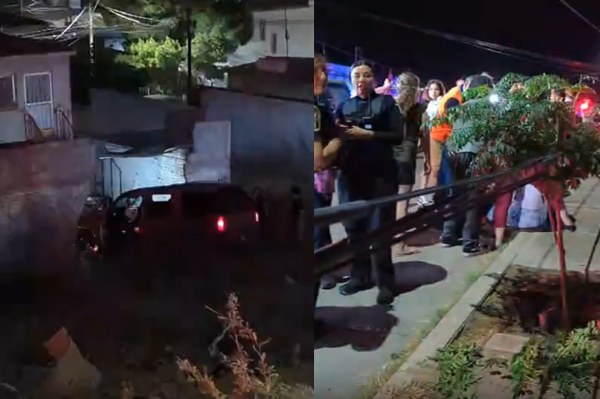 Aparatoso accidente en el Cerro de la Cruz