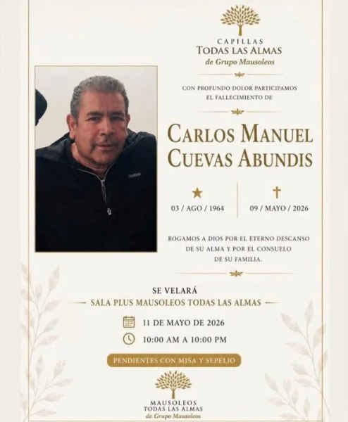 Velarán a Carlos Cuevas en Delicias