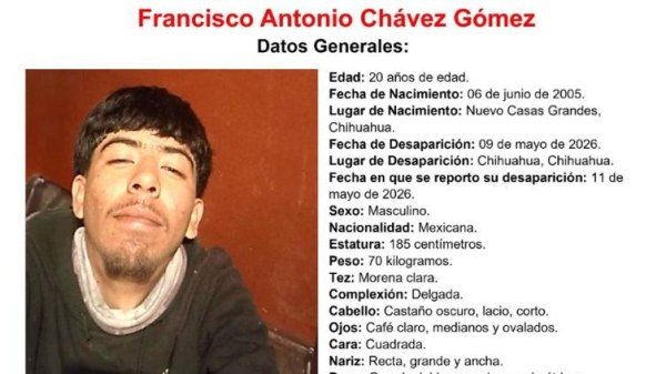 Desaparece en Chihuahua