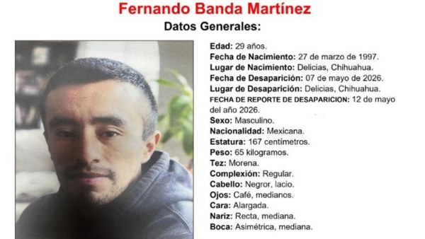 Desaparece en Delicias