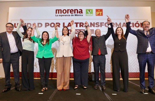 Refrendan coalición Morena-PVEM-PT para 2027