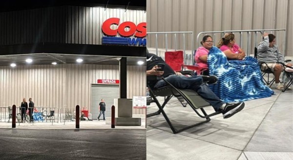 Acampan afuera por inauguración de Costco