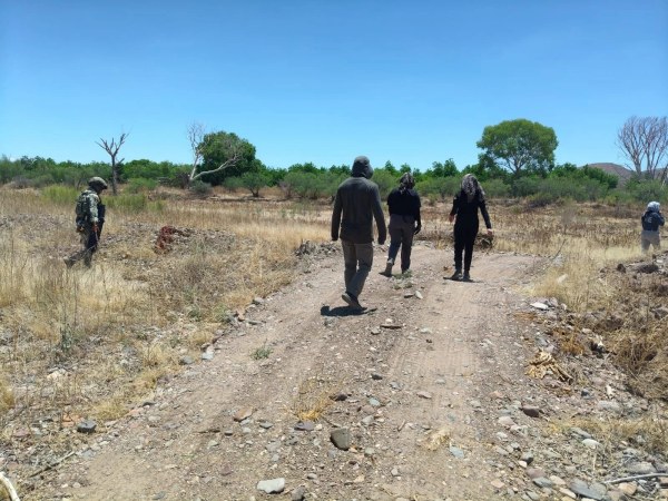 Realizan rastreo en Las Garzas