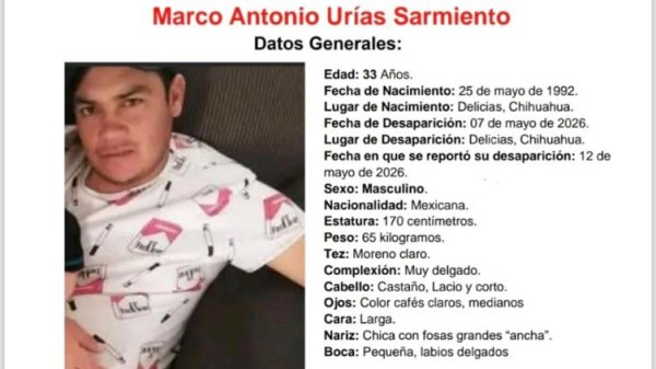 Desaparece en Delicias