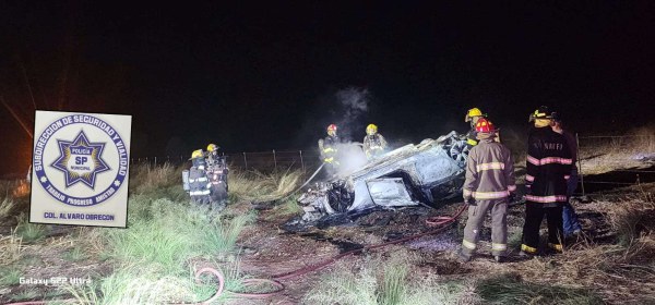 Vuelca en La Quemada