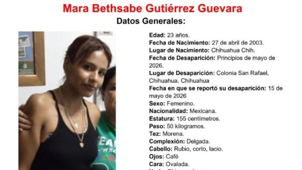 Desaparece en San Rafael