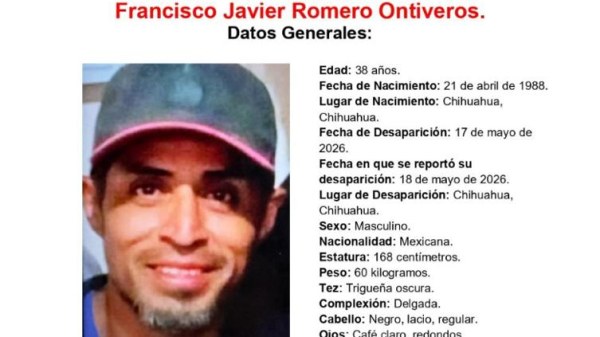 Desaparece en Rinconada Oriente