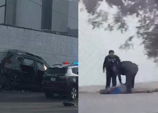 Fuerte choque en la Gómez Morín