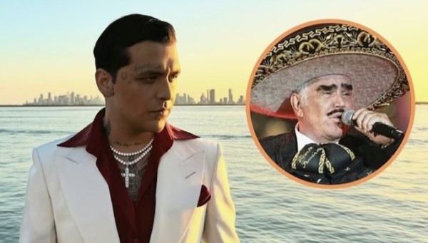 Tunden a Nodal por dueto con Vicente Fernández