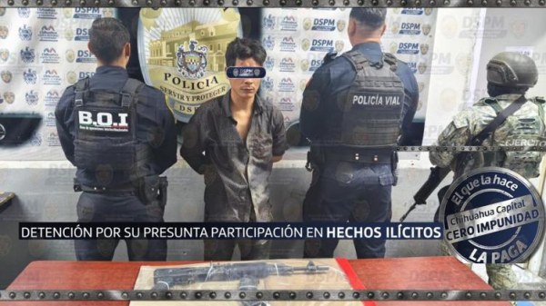 Lo detienen con 
