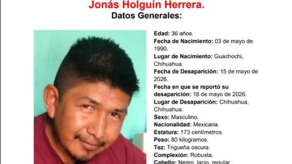 Desaparece en Sierra Azul