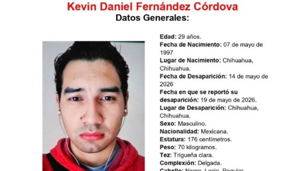 Desaparece en la 11 de febrero