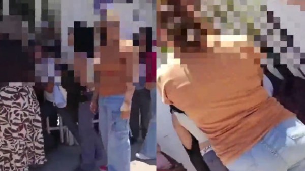 Captan zafarrancho por manifestación contra maestro