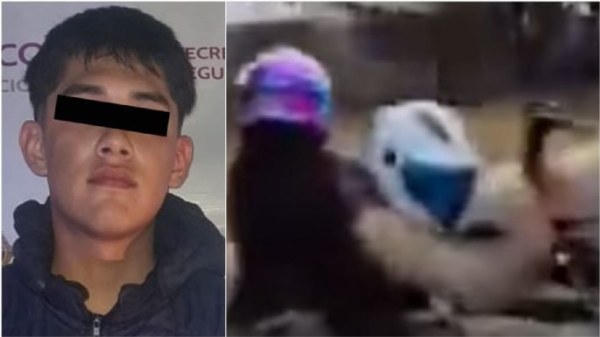 Detienen al presunto motociclista que disparó al aire sobre Paseo de la Reforma