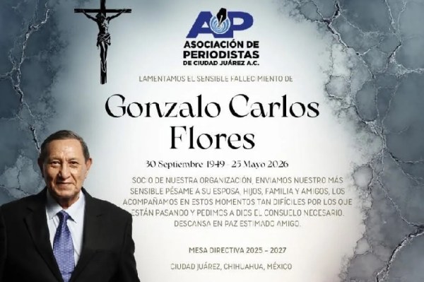 Hallan sin vida a fotoperiodista en Juárez