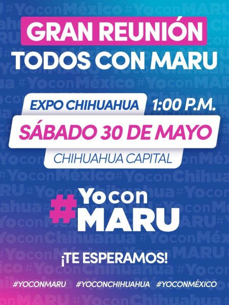 Convocan a mega reunión en defensa de Maru
