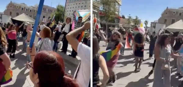 Con baile incluido! Protestan en el Congreso por matrimonio igualitario