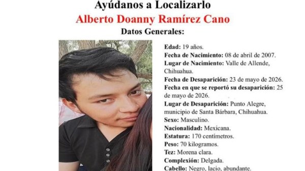 Desaparece en Santa Bárbara