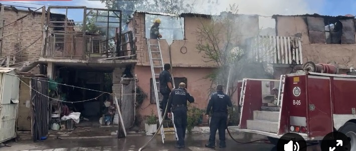 Por tercera vez, se incendia casa en la colonia Revolución; hay dos ...