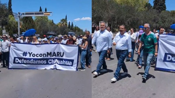 Realizan caravana en defensa de Maru; participa Jáuregui