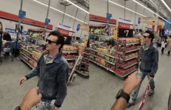 Critican a fan por grabar a Drake Bell en súper de Rosarito