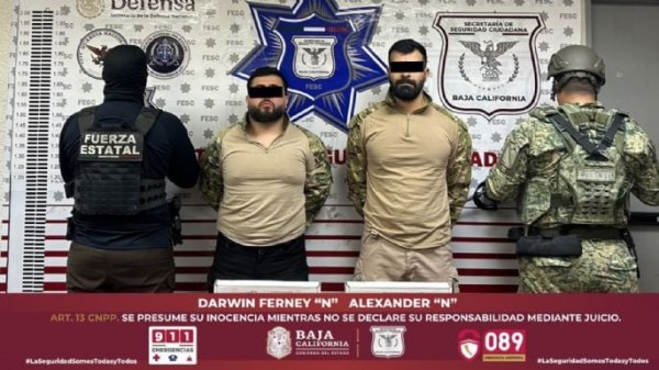 Detienen a dos colombianos ligados al Cártel de Sinaloa