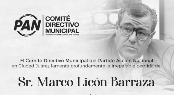 Lamenta PAN fallecimiento de titular de JMAS de Juárez