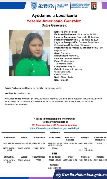 Desaparece en Chihuahua