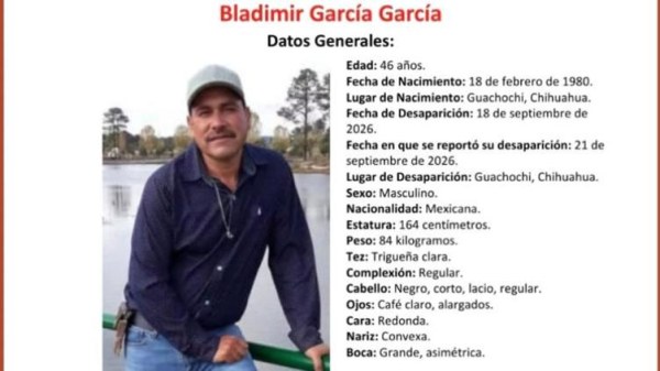 Desapareció en Guachochi
