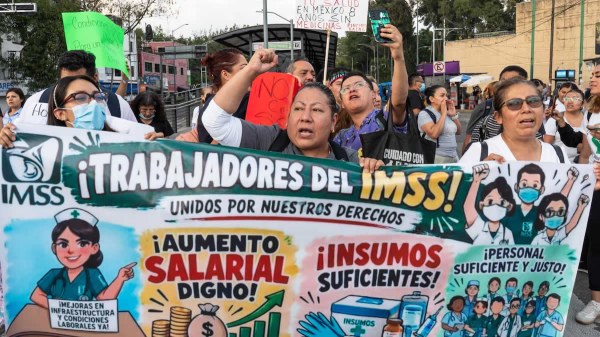 Siguen las Megamarchas del IMSS