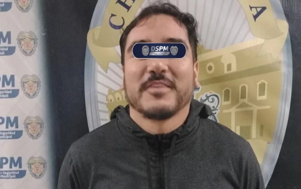 Lo detienen en el centro