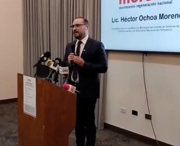 Se registra Héctor Ochoa para Coordinación de Morena