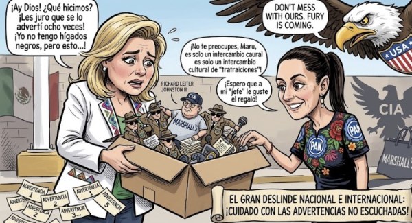 Claudia Sheinbaum y Maru Campos tocaron al Gigante