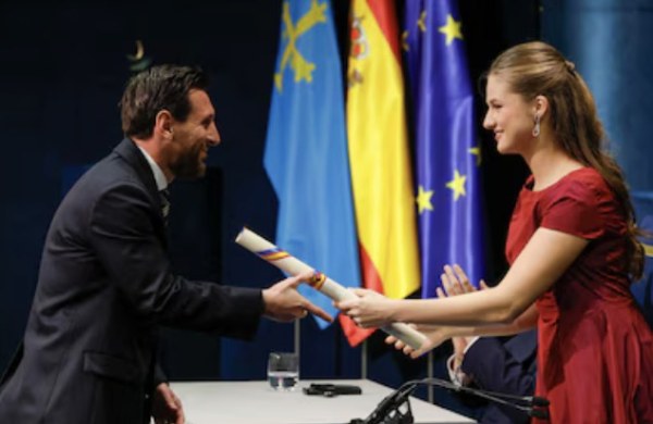 Messi recibe el Premio Princesa de Asturias de los Deportes 2026