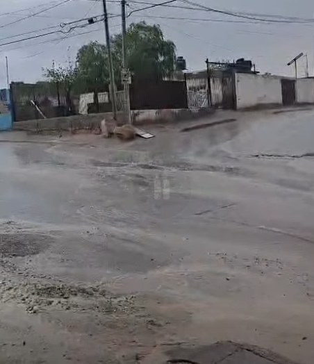 Fuerte granizada azota la frontera de Juárez y El Paso