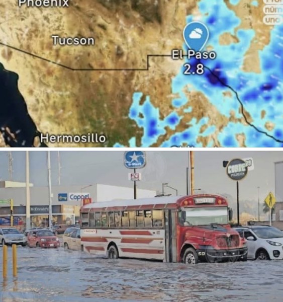 Alerta en Juárez por lluvias fuertes y granizo